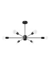 Sollux Chandelier LANGO 6 black SL.1023