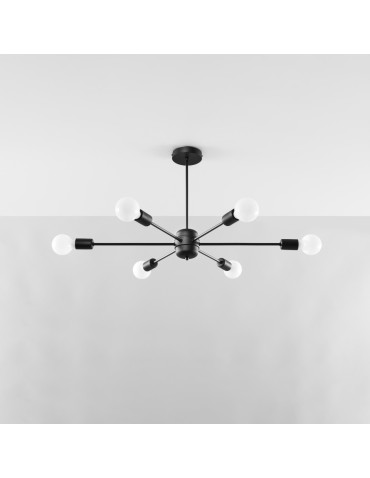 Sollux Chandelier LANGO 6 black SL.1023 - product 2