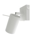 Wall lamps - Sollux Wall lamp RING white with switch SL.1024 - product 1