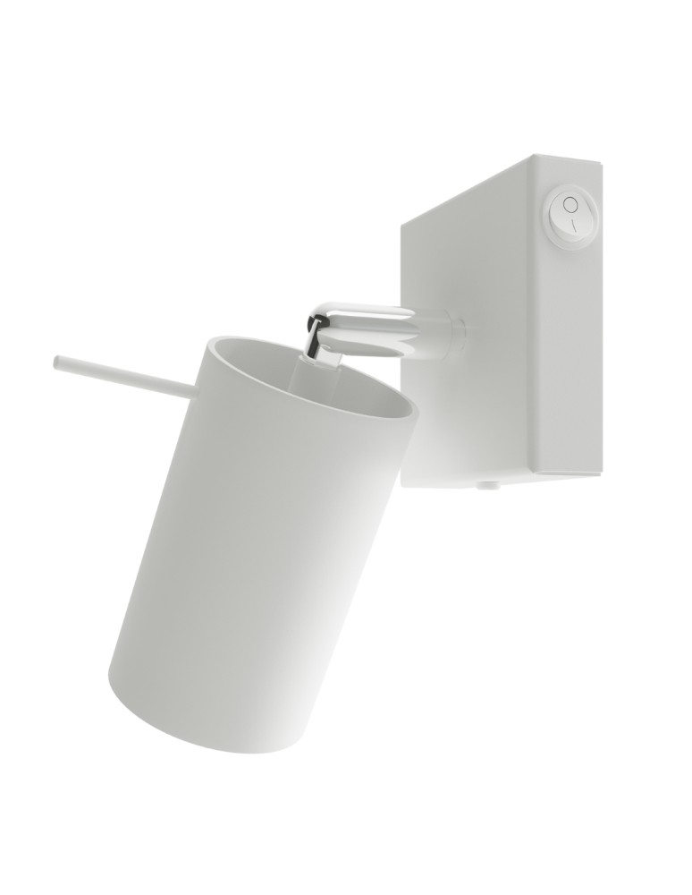 Wall lamps - Sollux Wall lamp RING white with switch SL.1024 - product kolory-swiatla.pl 1