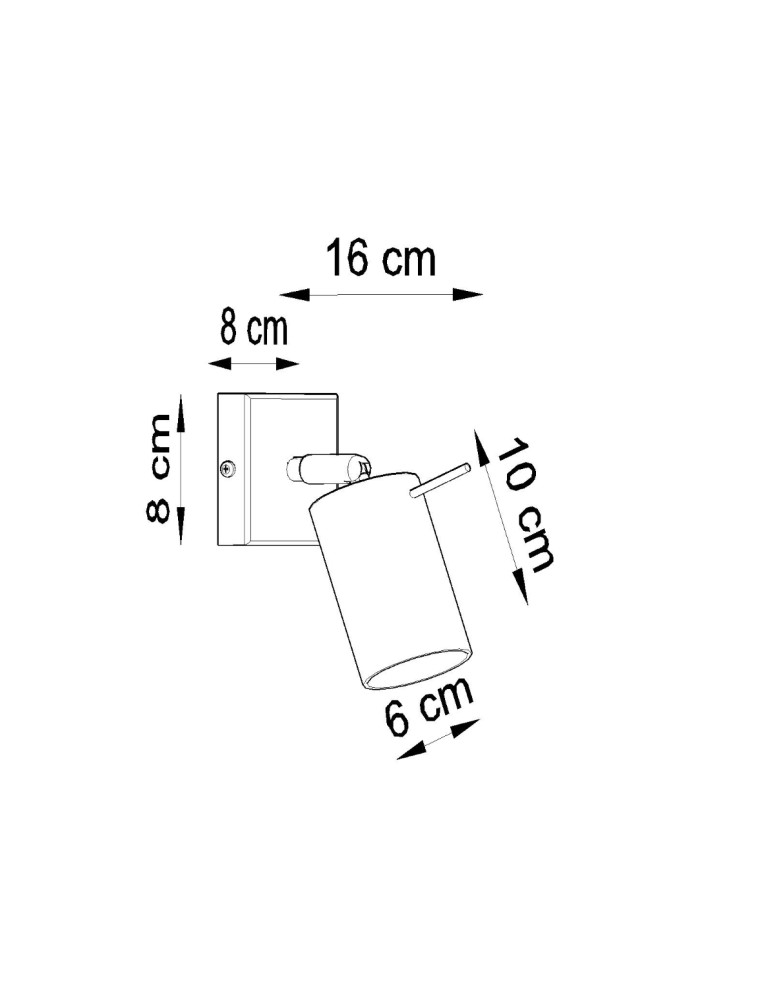Wall lamps - Sollux Wall lamp RING white with switch SL.1024 - product kolory-swiatla.pl 4