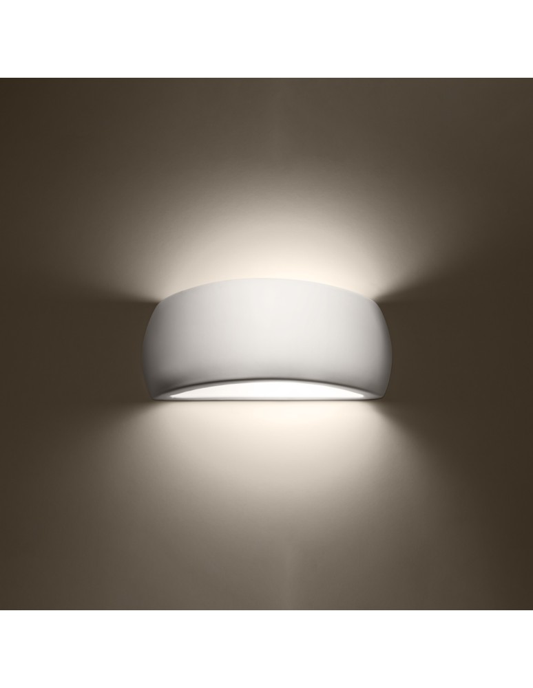Wall lamps - Sollux PONTIUS lacquered wall lamp white gloss SL.1025 - product kolory-swiatla.pl 3