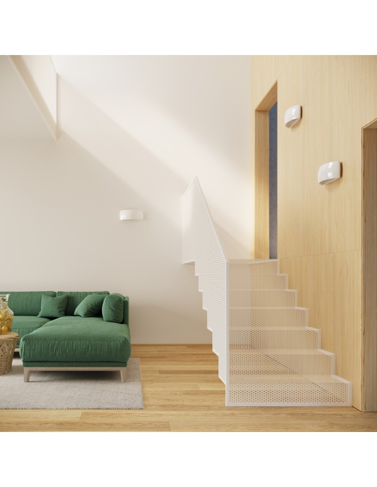 Wall lamps - Sollux PONTIUS lacquered wall lamp white gloss SL.1025 - product kolory-swiatla.pl 6