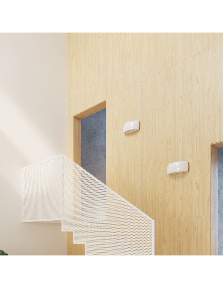 Wall lamps - Sollux PONTIUS lacquered wall lamp white gloss SL.1025 - product kolory-swiatla.pl 7