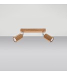 Ceiling lamps - Sollux Plafond ZEKE 2 oak SL.1029 - product 2