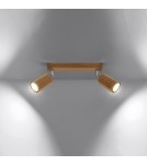 Ceiling lamps - Sollux Plafond ZEKE 2 oak SL.1029 - product 3