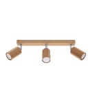 Ceiling lamps - Sollux Plafond ZEKE 3 oak SL.1030 - product 1