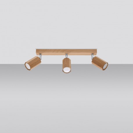 Sollux Plafon ZEKE 3 dąb SL.1030