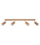 Ceiling lamps - Sollux Plafond ZEKE 4 oak SL.1031 - product 1