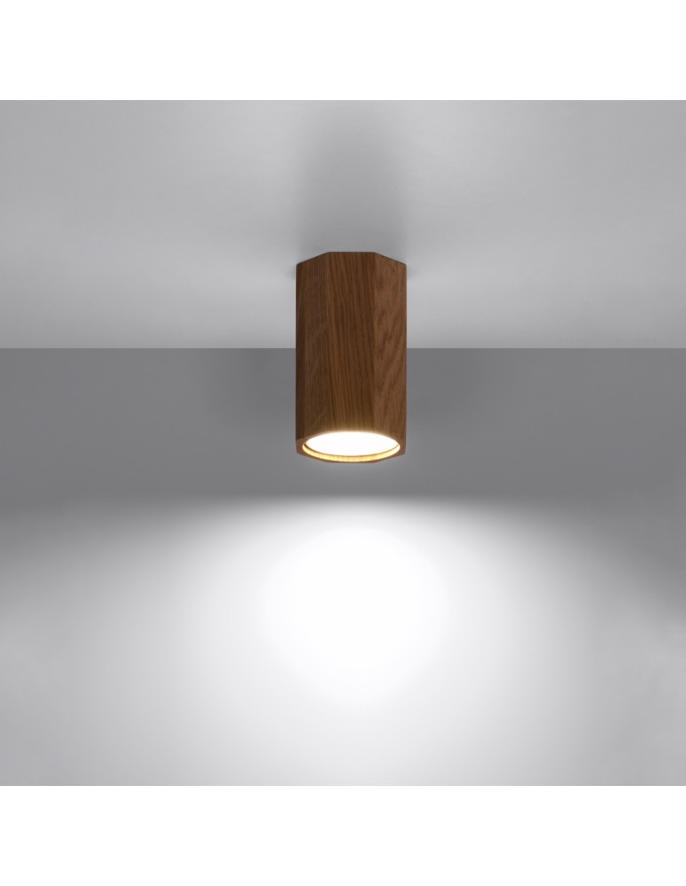 Ceiling lamps - Sollux Plafond ZEKE 10 oak SL.1033 - product kolory-swiatla.pl 3