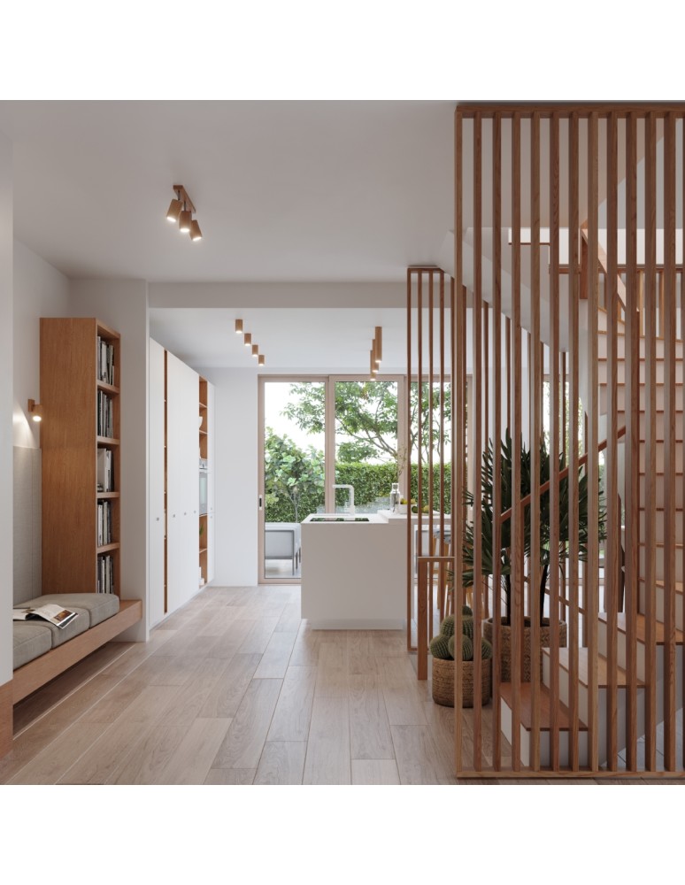 Ceiling lamps - Sollux Plafond ZEKE 30 oak SL.1034 - product kolory-swiatla.pl 6