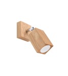Wall lamps - Sollux Wall lamp KEKE oak SL.1035 - product 1