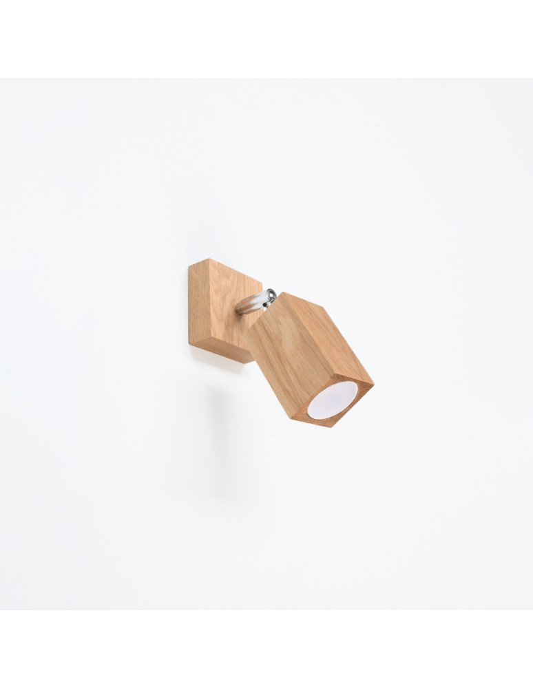 Wall lamps - Sollux Wall lamp KEKE oak SL.1035 - product kolory-swiatla.pl 2