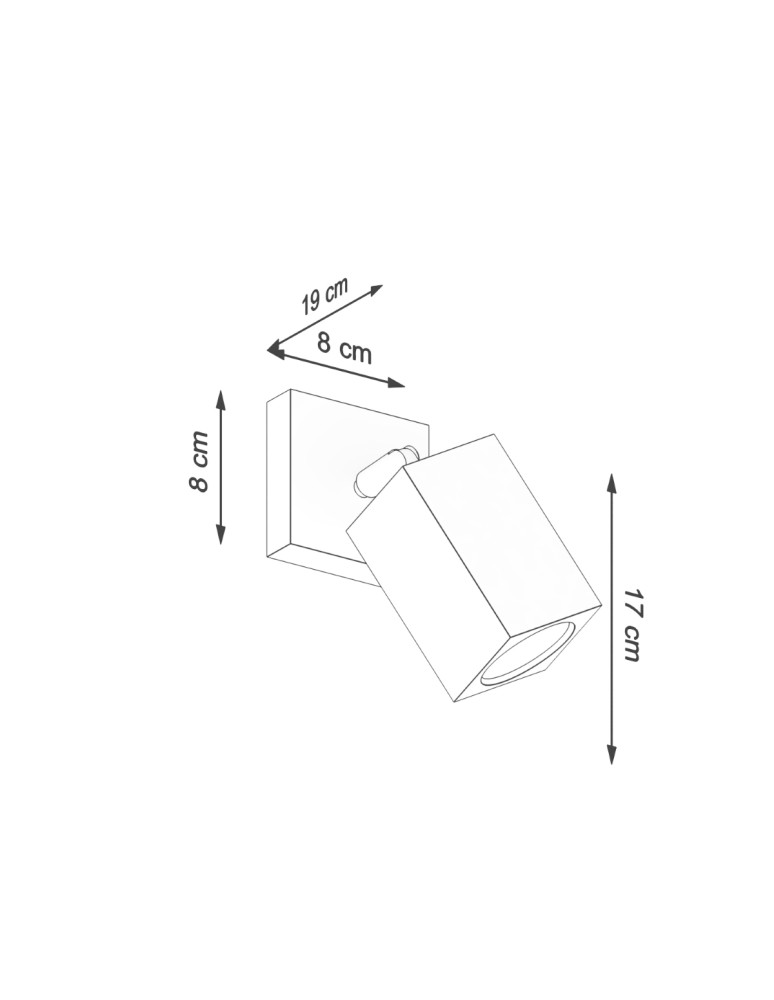 Wall lamps - Sollux Wall lamp KEKE oak SL.1035 - product kolory-swiatla.pl 4