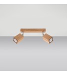 Ceiling lamps - Sollux Plafond KEKE 2 oak SL.1036 - product 2