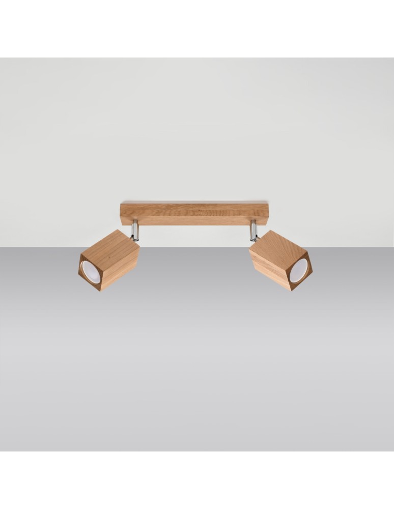 Ceiling lamps - Sollux Plafond KEKE 2 oak SL.1036 - product kolory-swiatla.pl 2
