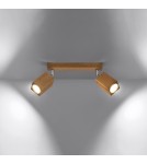 Ceiling lamps - Sollux Plafond KEKE 2 oak SL.1036 - product 3