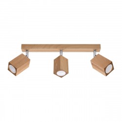 Sollux Plafon KEKE 3 dąb SL.1037