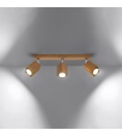Ceiling lamps - Sollux Plafond KEKE 3 oak SL.1037 - product 3