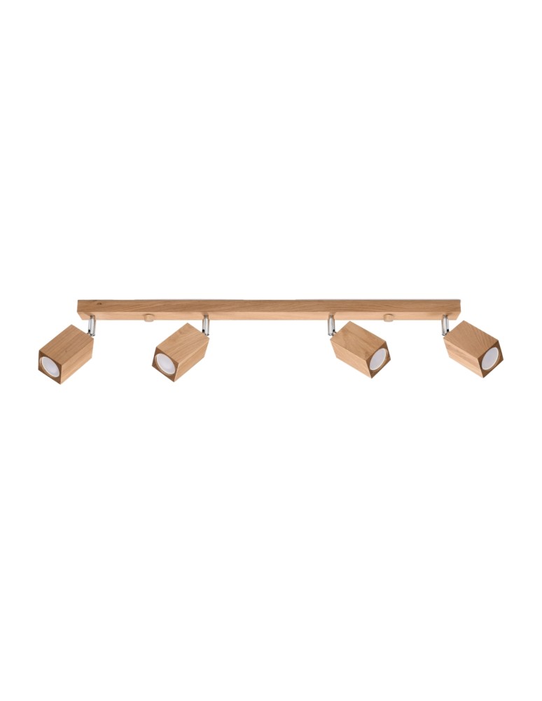 Ceiling lamps - Sollux Plafond KEKE 4 oak SL.1038 - product kolory-swiatla.pl 1