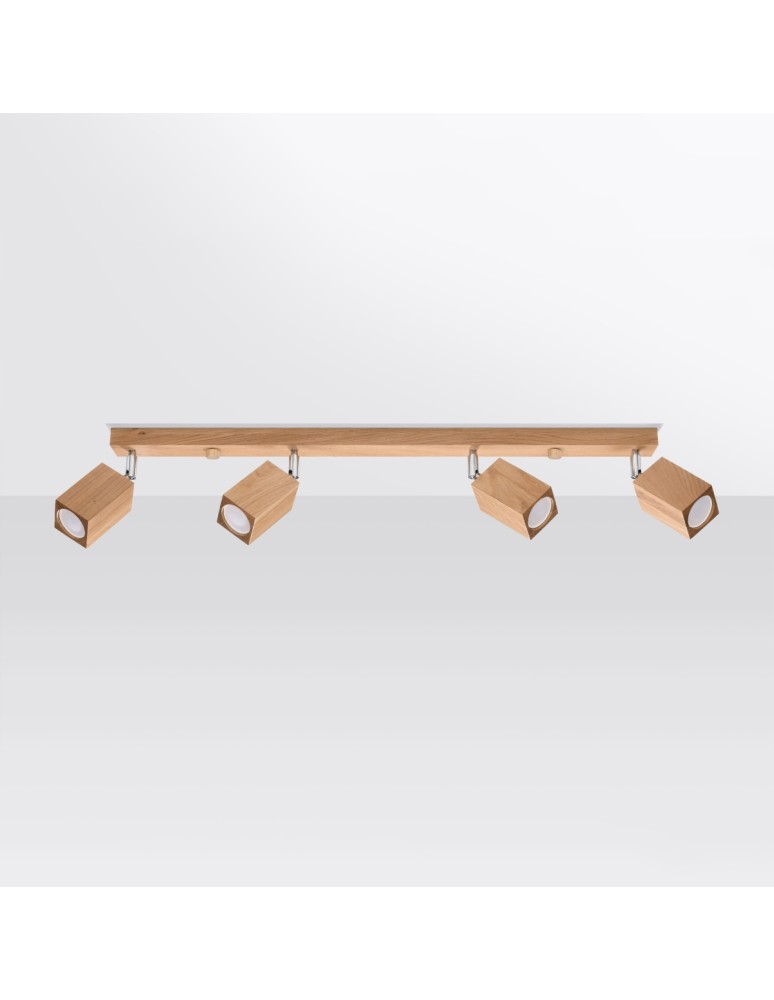 Ceiling lamps - Sollux Plafond KEKE 4 oak SL.1038 - product kolory-swiatla.pl 2