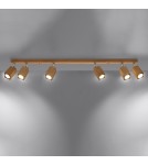 Ceiling lamps - Sollux Plafond KEKE 6 oak SL.1039 - product 3