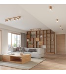 Ceiling lamps - Sollux Plafond KEKE 10 oak SL.1040 - product 6