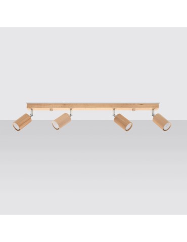 Sollux Plafon BERG 4 naturalne drewno SL.1042 - produkt 2