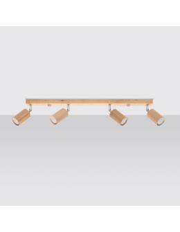 Sollux Plafon BERG 4 naturalne drewno SL.1042 - produkt 2