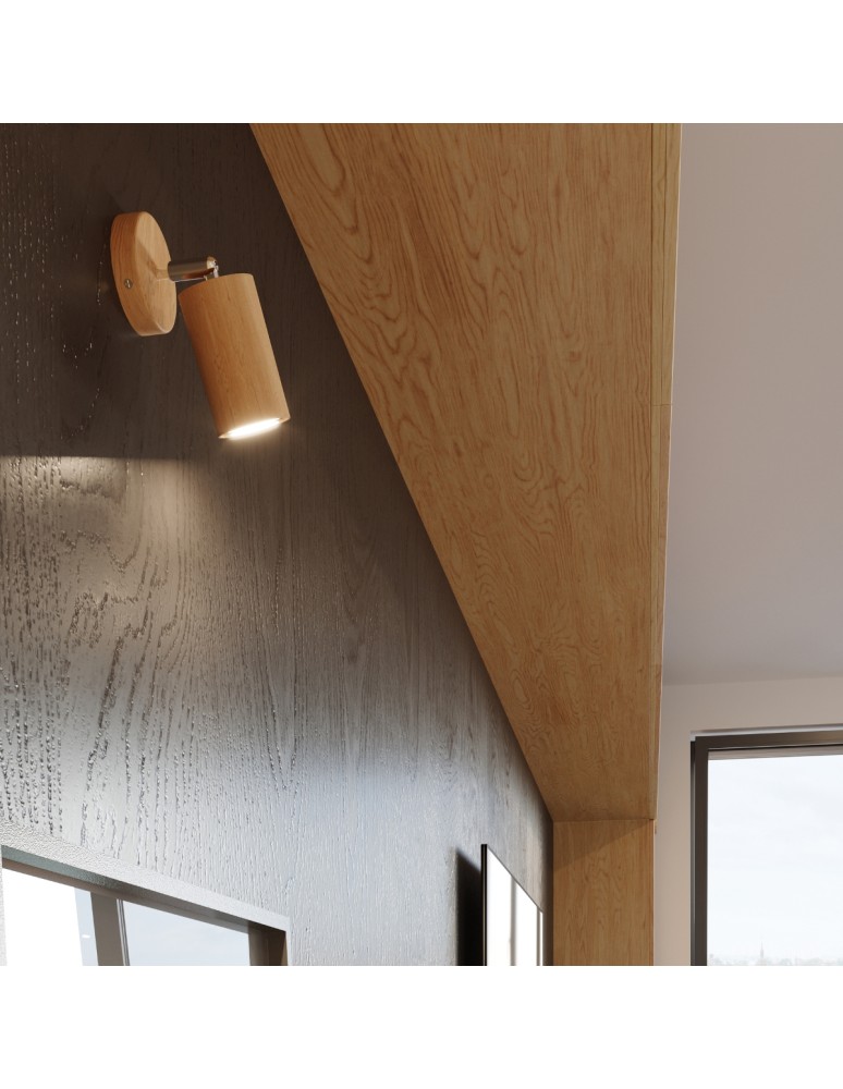 Ceiling lamps - Sollux Plafond BERG 4 natural wood SL.1042 - product kolory-swiatla.pl 8