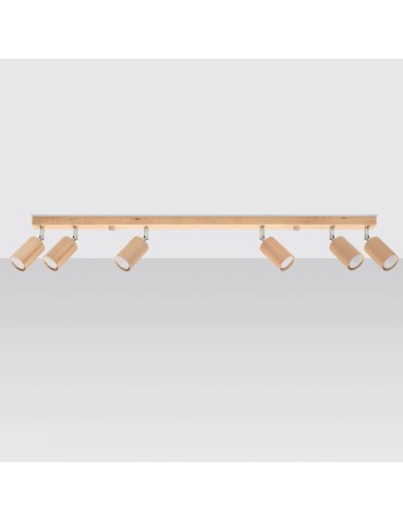 Sollux Plafon BERG 6 naturalne drewno SL.1043 - produkt 2