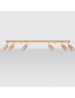 Sollux Plafon BERG 6 naturalne drewno SL.1043 - produkt 2