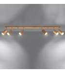 Ceiling lamps - Sollux Plafond BERG 6 natural wood SL.1043 - product 3