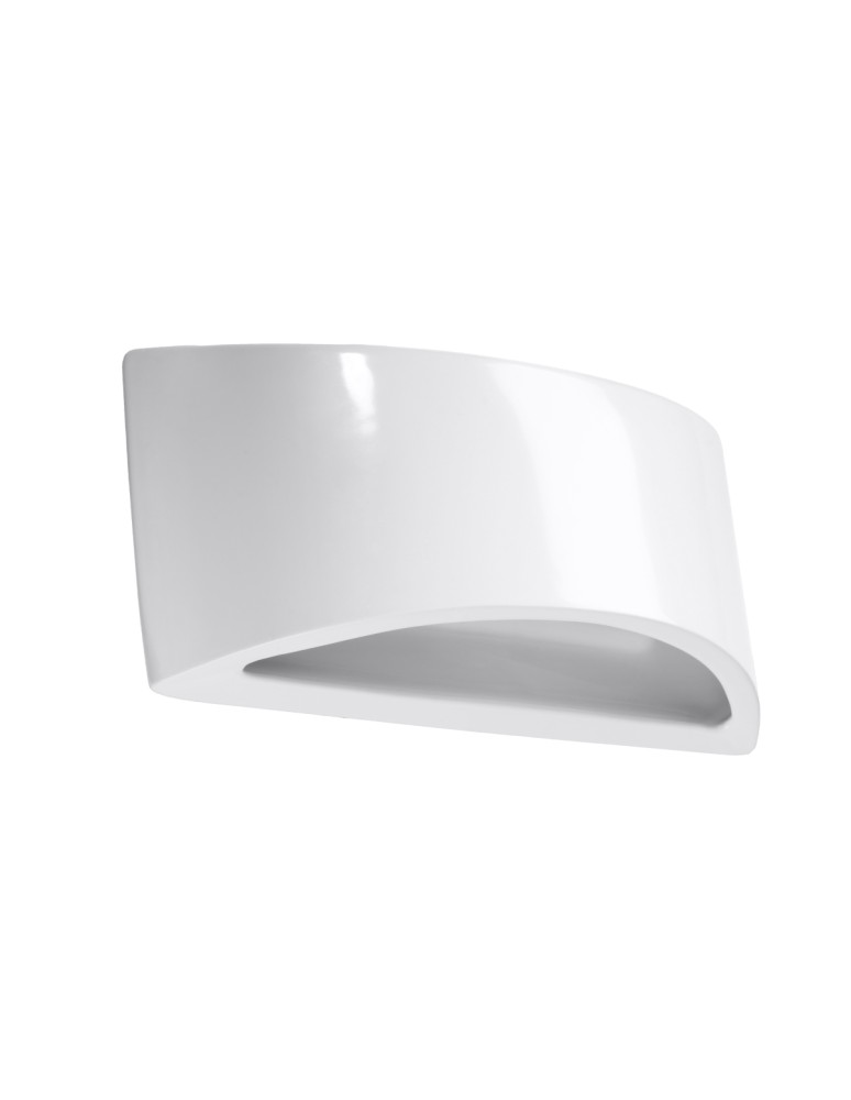 Wall lamps - Sollux VIXEN lacquered wall lamp white gloss SL.1048 - product kolory-swiatla.pl 1