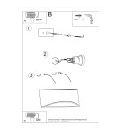 Wall lamps - Sollux VIXEN lacquered wall lamp white gloss SL.1048 - product 5