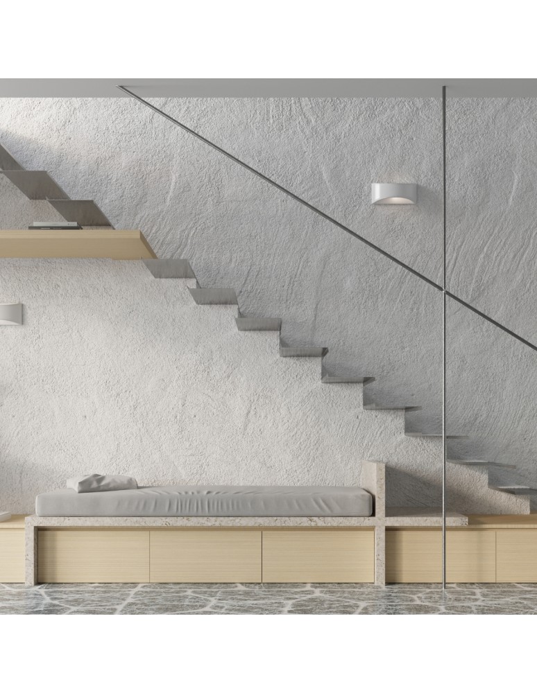 Wall lamps - Sollux VIXEN lacquered wall lamp white gloss SL.1048 - product kolory-swiatla.pl 6