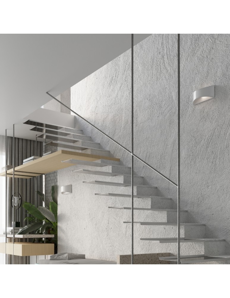 Wall lamps - Sollux VIXEN lacquered wall lamp white gloss SL.1048 - product kolory-swiatla.pl 8