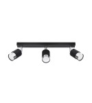 Ceiling lamps - Sollux Plafond NERO 3 black/chrome SL.1066 - product 1