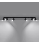 Ceiling lamps - Sollux Plafond NERO 6 black/chrome SL.1068 - product 3