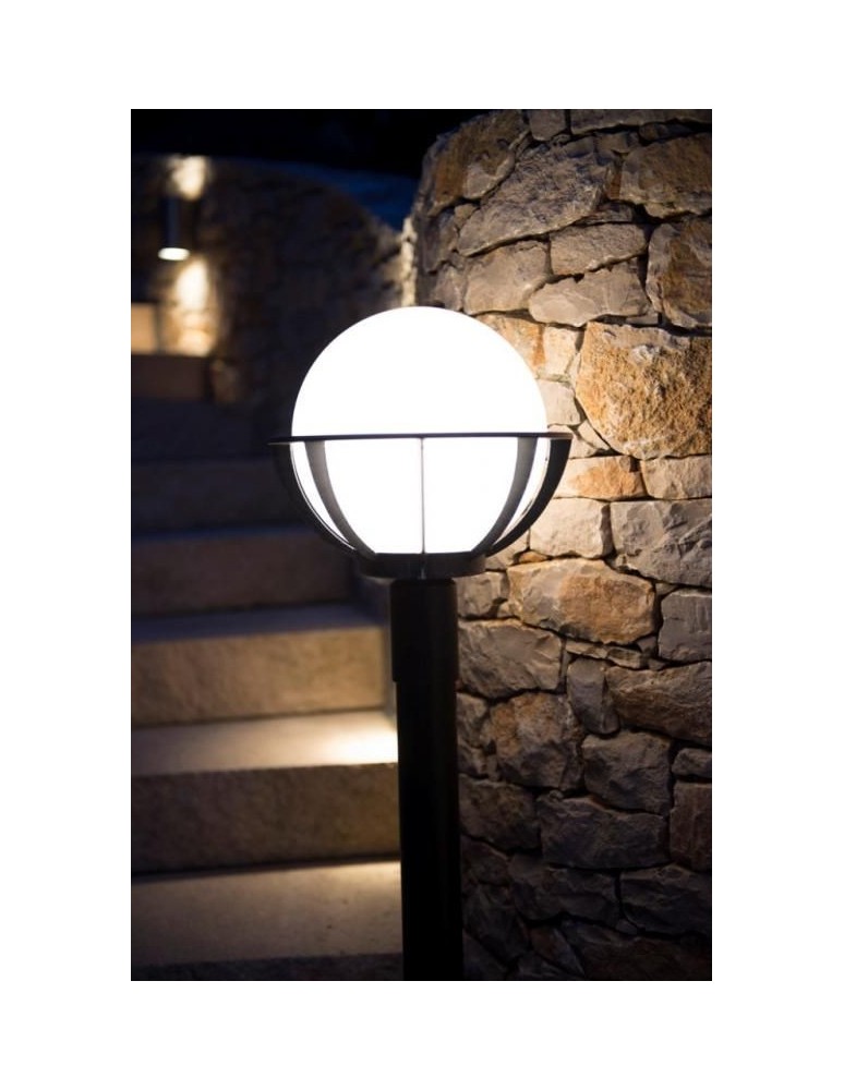 Outdoor wall lamps - SU-MA Spheres with basket 250 K 3012/1/KPO 250 Wall lamp. - product kolory-swiatla.pl 4
