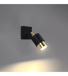 Wall lamps - Sollux NERO black/gold wall lamp SL.1069 - product 3