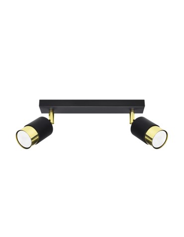 Sollux Plafond NERO 2 black/gold SL.1070
