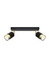 Sollux Plafond NERO 2 black/gold SL.1070