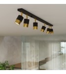 Ceiling lamps - Sollux Plafond NERO 2 black/gold SL.1070 - product 8
