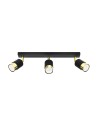 Sollux Plafond NERO 3 black/gold SL.1071