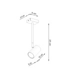 Ceiling lamps - Sollux Plafond NORANO black SL.1074 - product 4