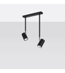 Ceiling lamps - Sollux Plafond NORANO 2 black SL.1075 - product 2