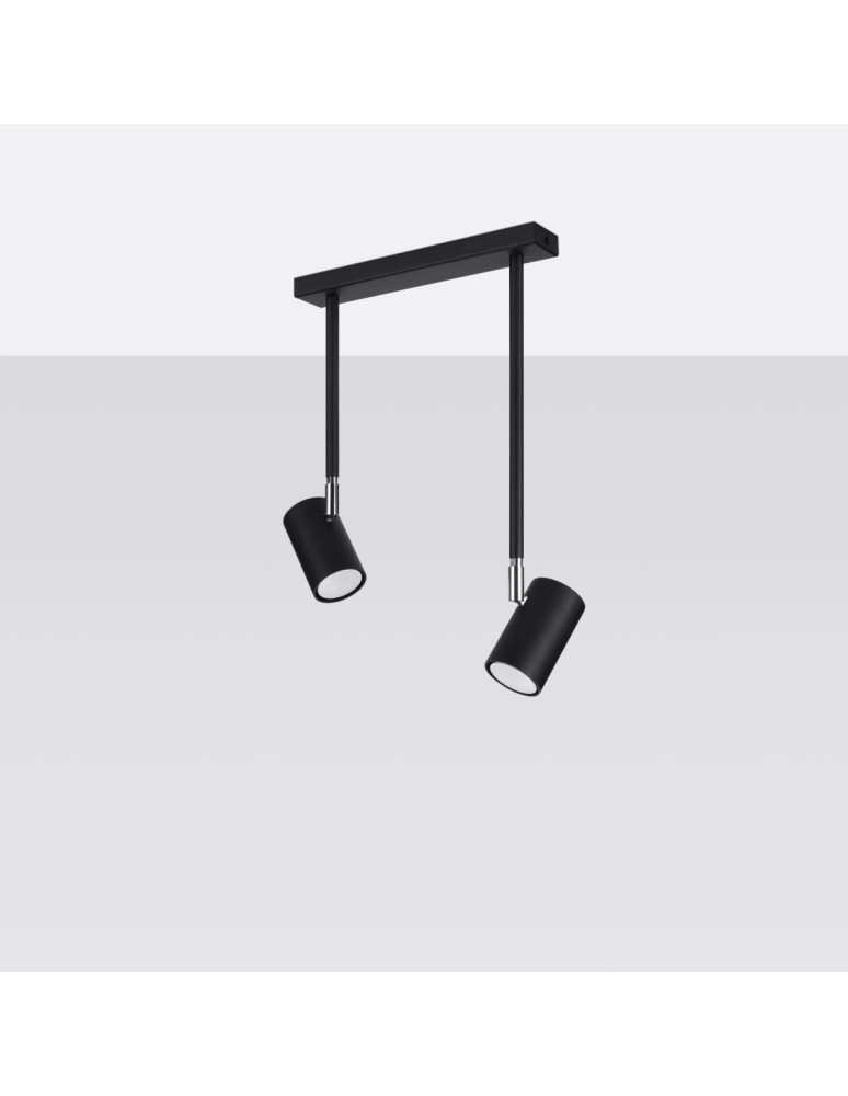 Ceiling lamps - Sollux Plafond NORANO 2 black SL.1075 - product kolory-swiatla.pl 2