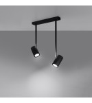 Ceiling lamps - Sollux Plafond NORANO 2 black SL.1075 - product 3