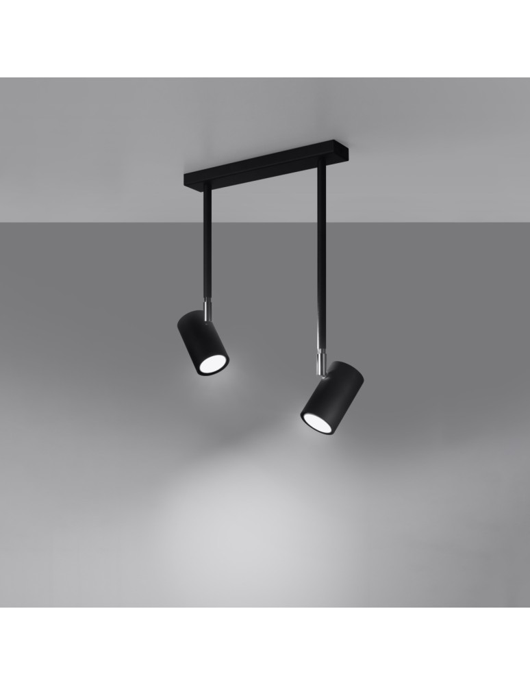 Ceiling lamps - Sollux Plafond NORANO 2 black SL.1075 - product kolory-swiatla.pl 3